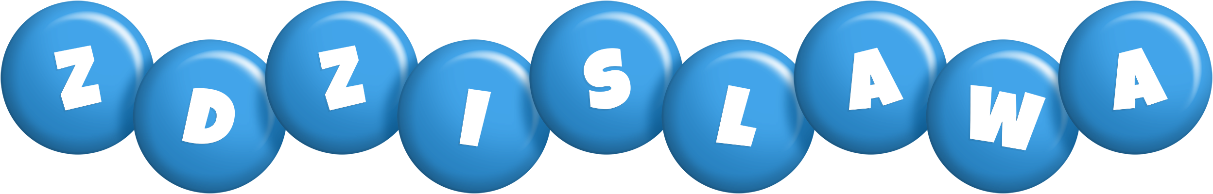Zdzislawa candy-blue logo