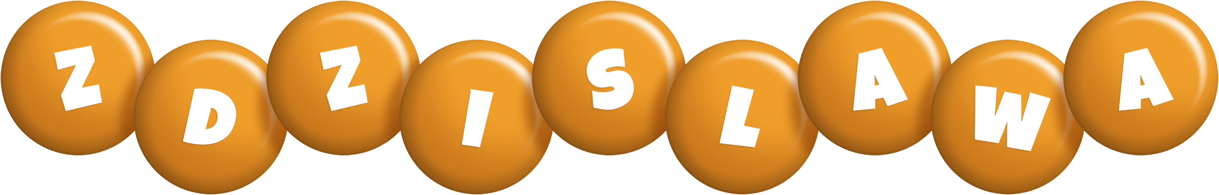Zdzislawa candy-orange logo