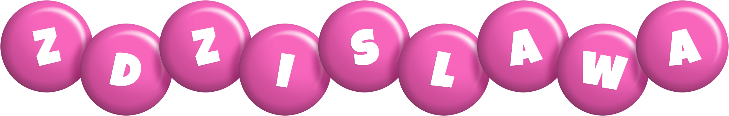 Zdzislawa candy-pink logo