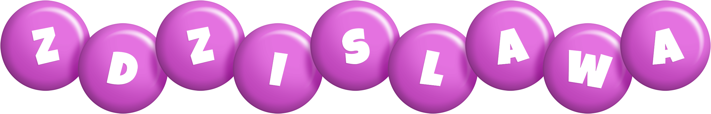 Zdzislawa candy-purple logo