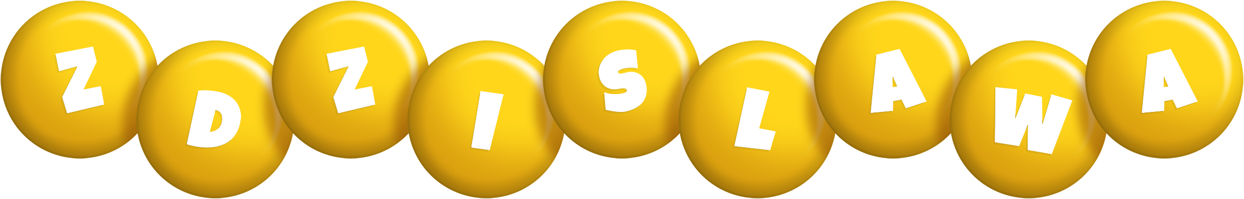 Zdzislawa candy-yellow logo