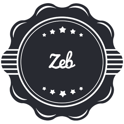 Zeb badge logo