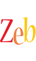 Zeb birthday logo