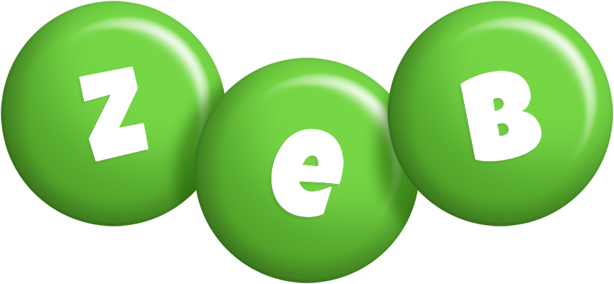 Zeb candy-green logo