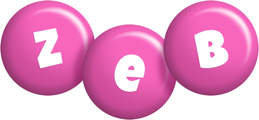 Zeb candy-pink logo
