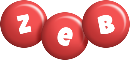 Zeb candy-red logo