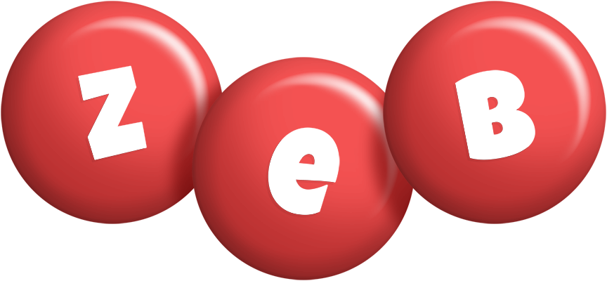 Zeb candy-red logo