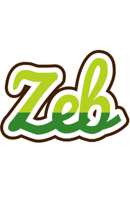 Zeb golfing logo