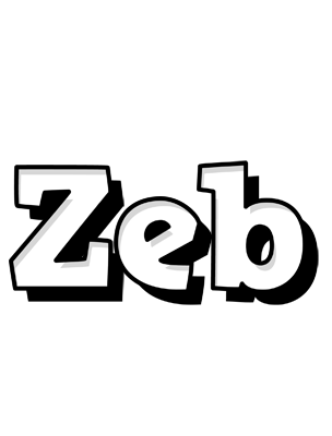 Zeb snowing logo