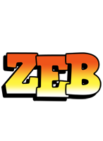 Zeb sunset logo