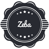 Zeba badge logo