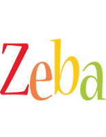 Zeba birthday logo