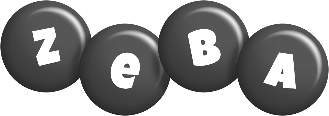 Zeba candy-black logo