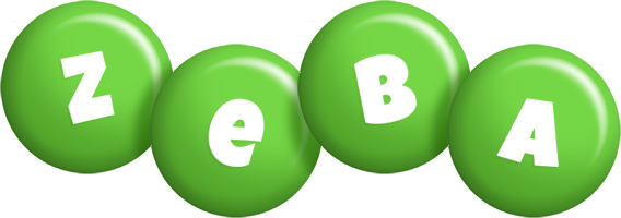Zeba candy-green logo
