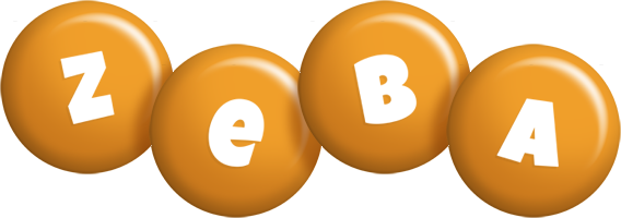 Zeba candy-orange logo
