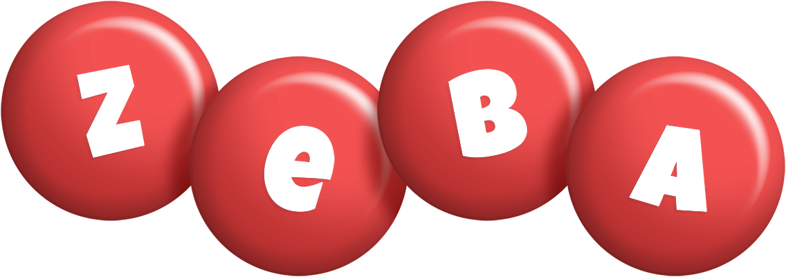 Zeba candy-red logo