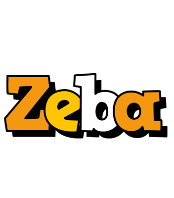 Zeba cartoon logo