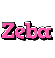 Zeba girlish logo