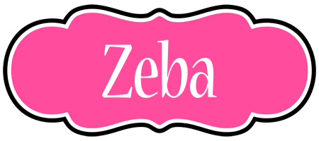 Zeba invitation logo