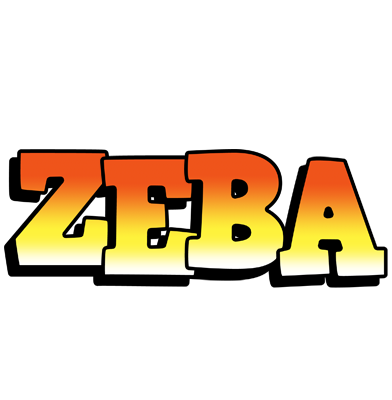 Zeba sunset logo