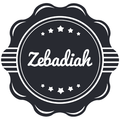 Zebadiah badge logo
