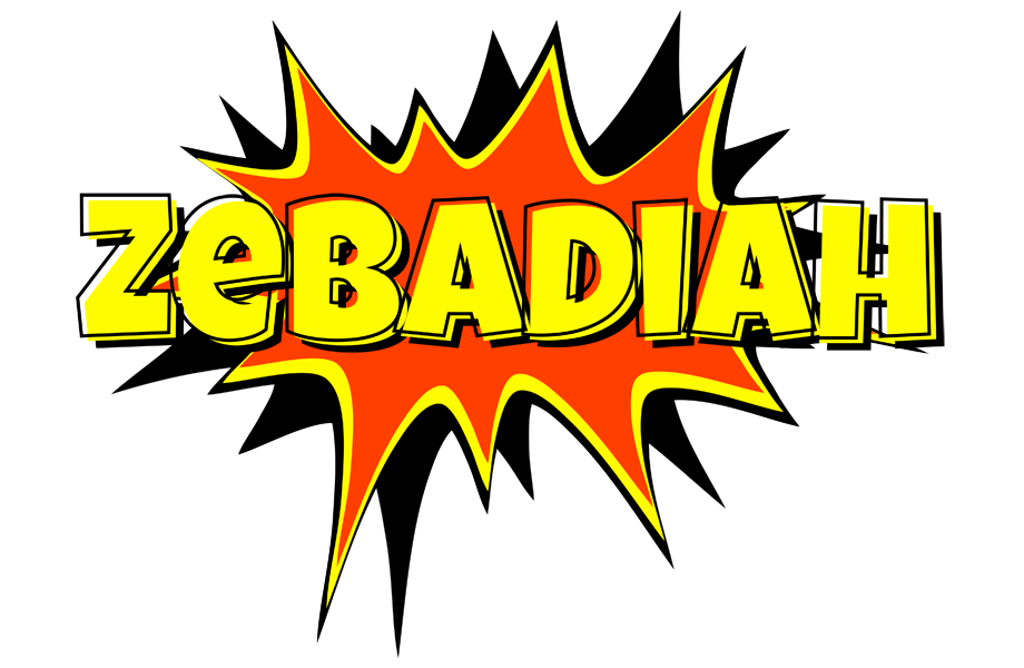 Zebadiah bazinga logo