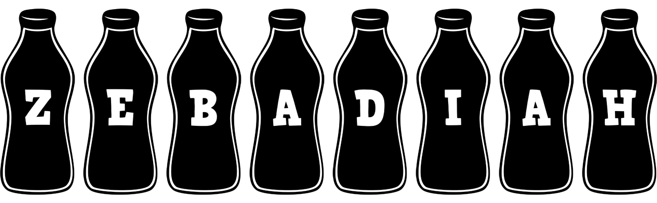 Zebadiah bottle logo