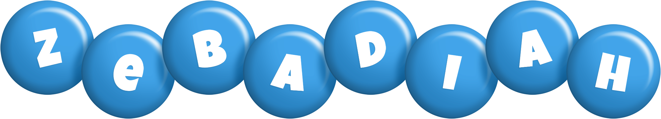 Zebadiah candy-blue logo