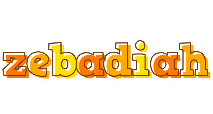 Zebadiah desert logo