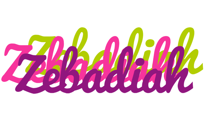 Zebadiah flowers logo