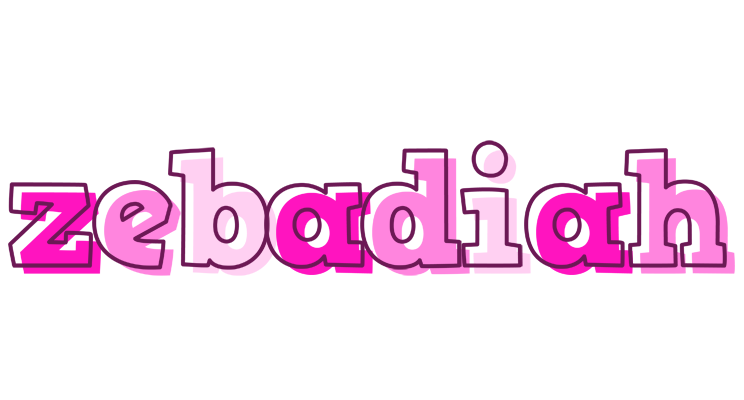Zebadiah hello logo