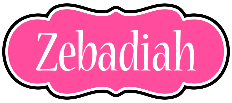 Zebadiah invitation logo