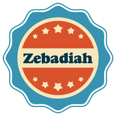 Zebadiah labels logo