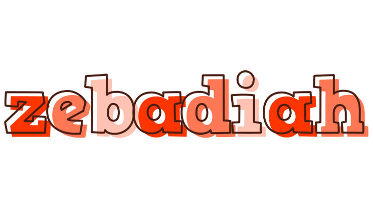 Zebadiah paint logo