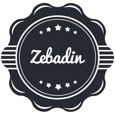 Zebadin badge logo