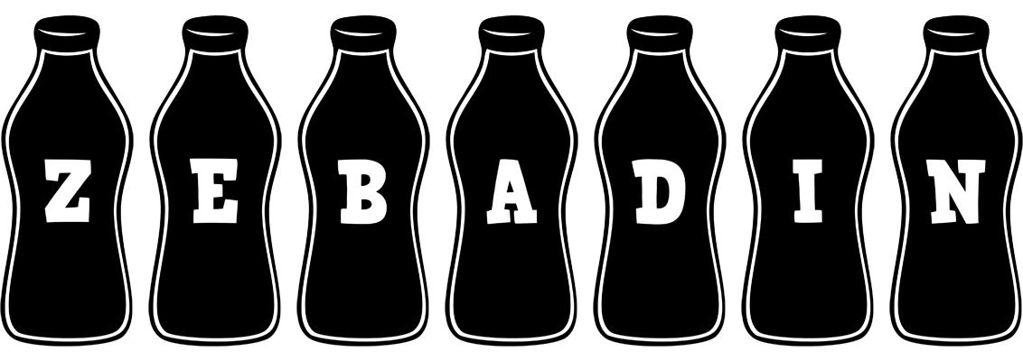 Zebadin bottle logo