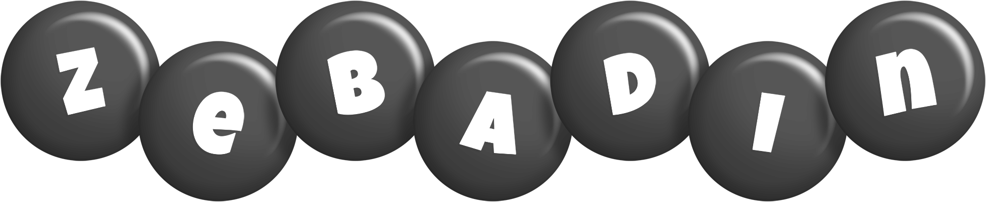 Zebadin candy-black logo