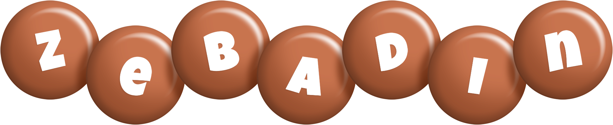 Zebadin candy-brown logo