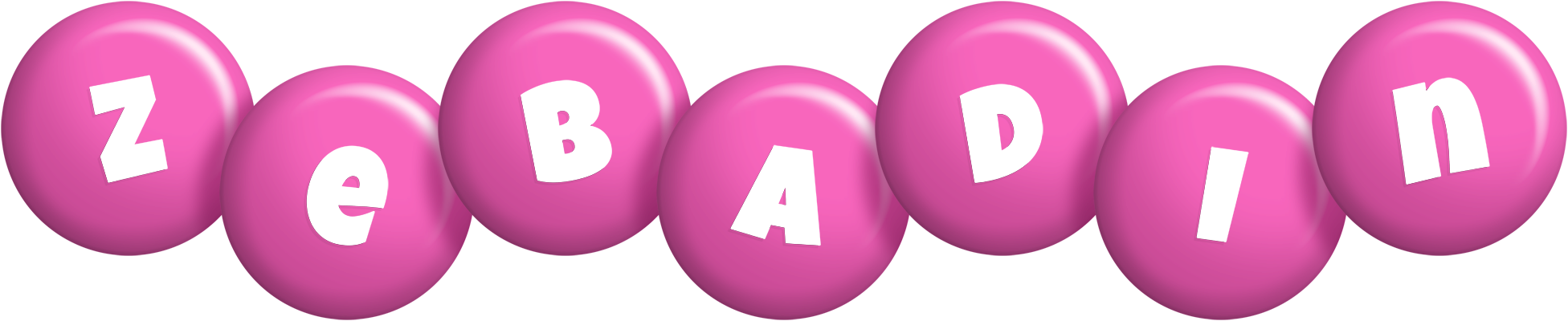 Zebadin candy-pink logo