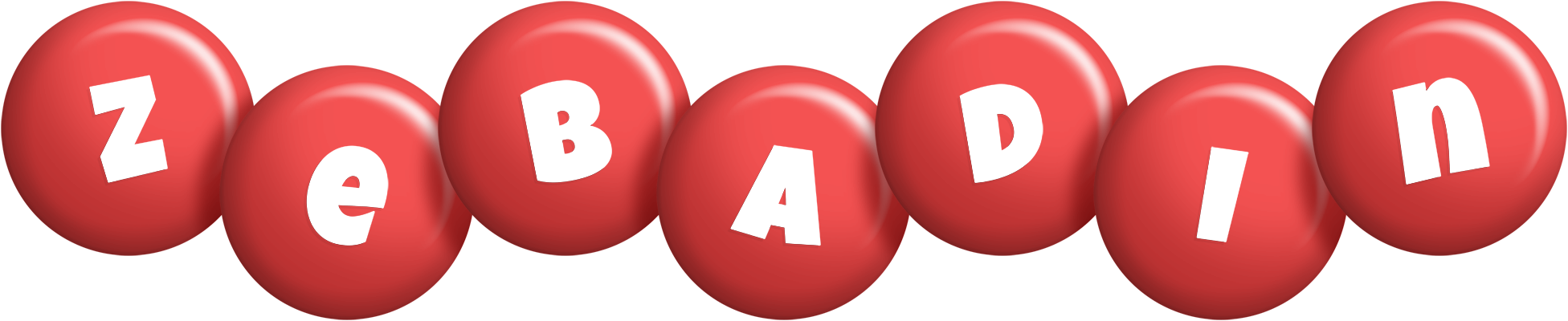 Zebadin candy-red logo