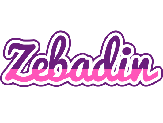 Zebadin cheerful logo