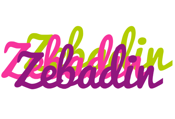 Zebadin flowers logo