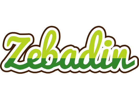 Zebadin golfing logo