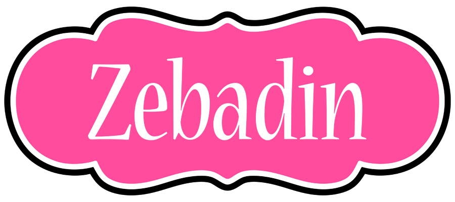 Zebadin invitation logo