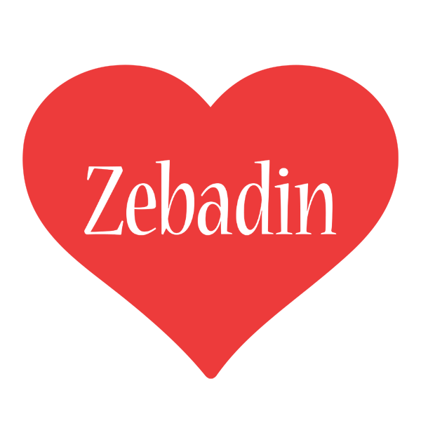 Zebadin love logo