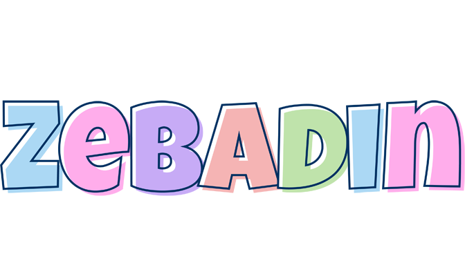 Zebadin pastel logo