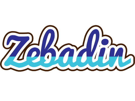Zebadin raining logo
