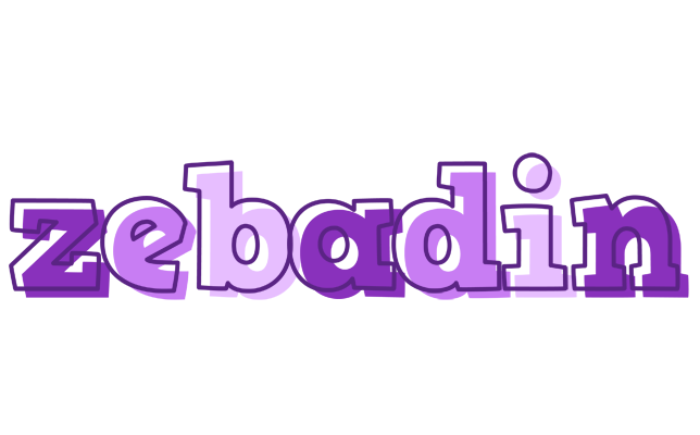 Zebadin sensual logo