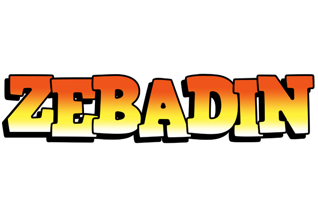 Zebadin sunset logo