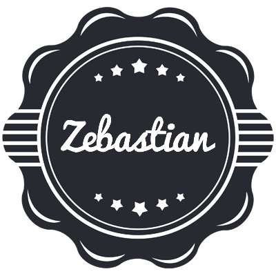 Zebastian badge logo